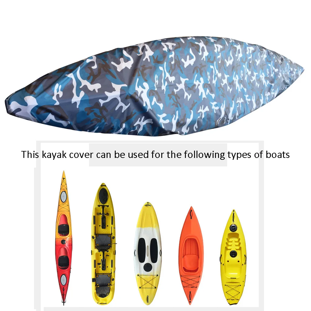 Kayak Storage Transport Cover Waterproof UV Resistant 2.1-6m 8 Sizes