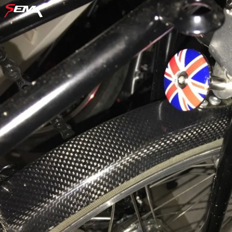 Карбоновое крыло Brompton 16''349 SEMA 16 дюймов велосипедные диски лучшее качество брызговик прочный Floding велосипед