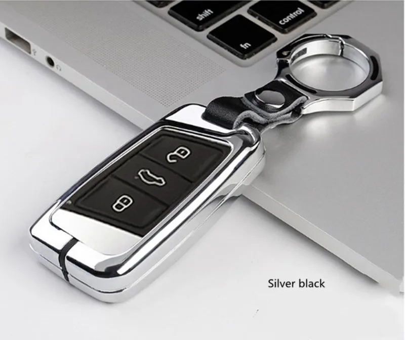 

Чехол для ключей автомобиля из сплава для Volkswagen для VW Tiguan 2018 Magotan Passat B8 Touran Jetta Bora Touareg CrossFox Plus Eos