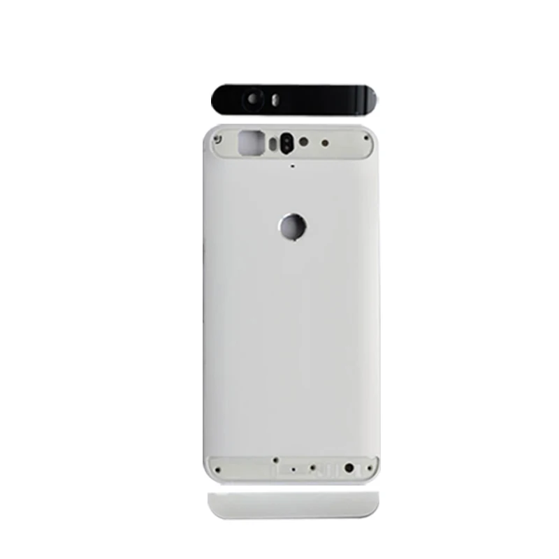 Задняя крышка батарейного отсека для Huawei Google Nexus 6P + верхняя стеклянная Камера Flash