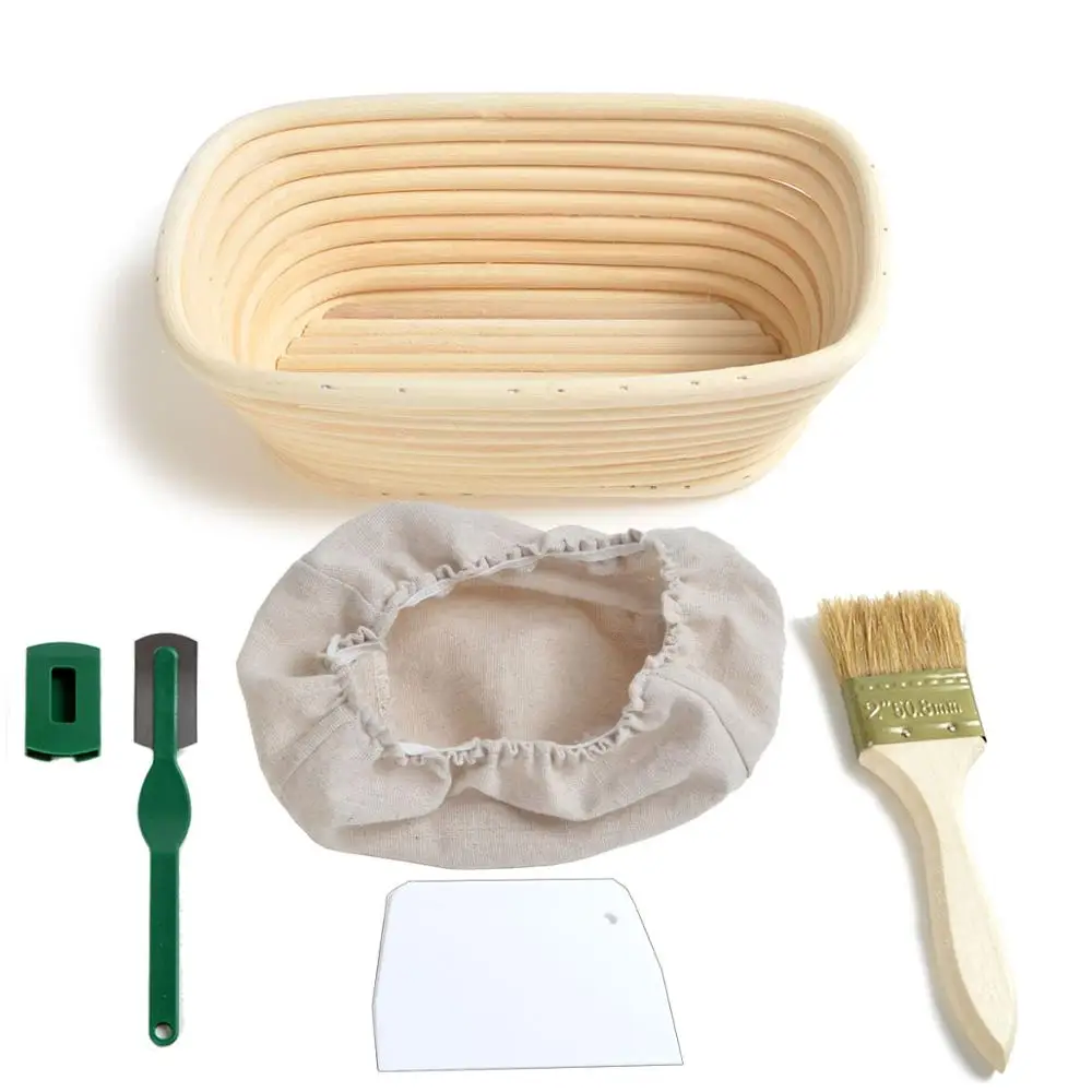 Прямоугольника 8 дюймов проверок хлеба комплект пресс формы для выпечки закваски