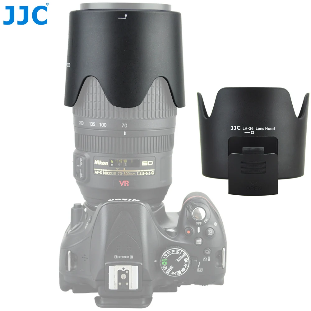 Крышка объектива камеры JJC для NIKON AF S VR Zoom Nikkor 70 300 мм f/4 5 6G IF ED замена Nikon HB 36|lens hood|nikon