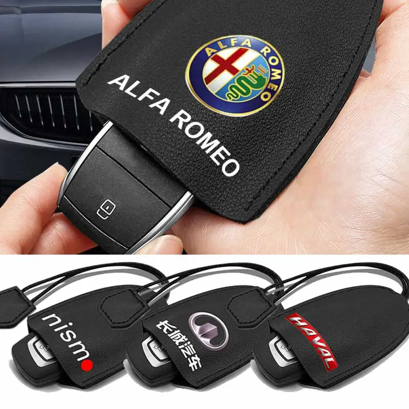 

1pcs Car Logo Storage Keychain Key Case for Volvo XC90 S60 V40 XC60 S80 S40 V70 V50 S90 T6 V60 V90 XC40 XC70 C30 Auto Interior