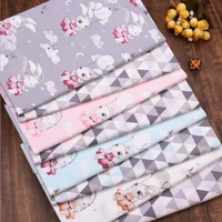 rabbit tri angle diy sewing patchwork quilting fat quarter tecido clothes tilda for sheet textiles new twill 100 cotton fabric