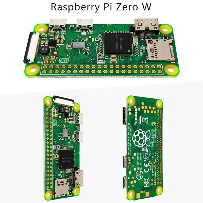 Для Raspberry Pi Zero W Wireless 0 с Wi-Fi и Bluetooth 1 ГГц ЦП 512 МБ ОЗУ Linux OS 1080P HD видеовыход |