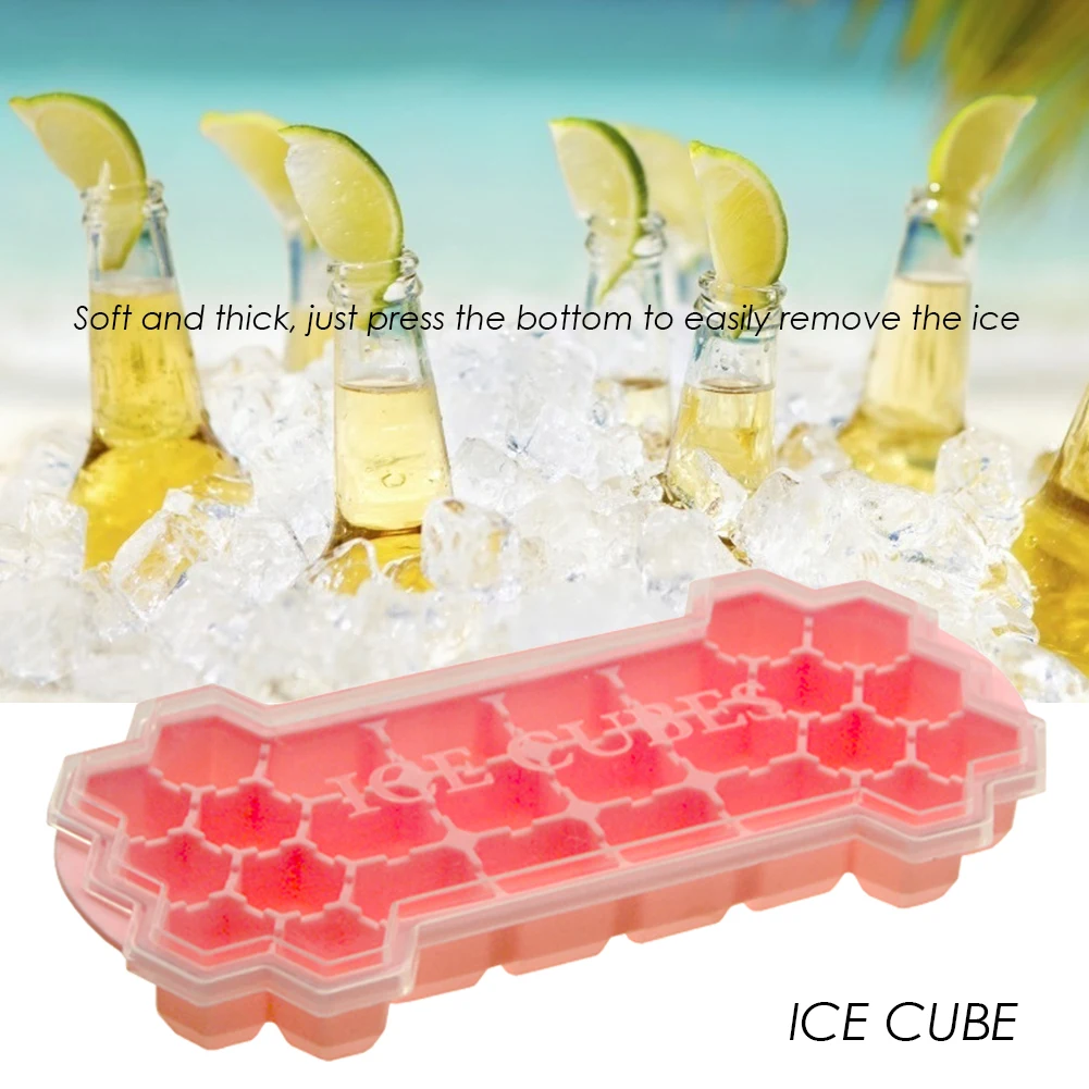 26 Grids Ice Cream Mold Tray with Lid Mould Cube Maker Kitchen DIY Food Tool Pudding Chocolate Whiskey Molds |