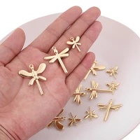 10pcslot alloy dragonfly charms insect pendants for diy necklace earrings anklet jewelry crafts handmade making accessories