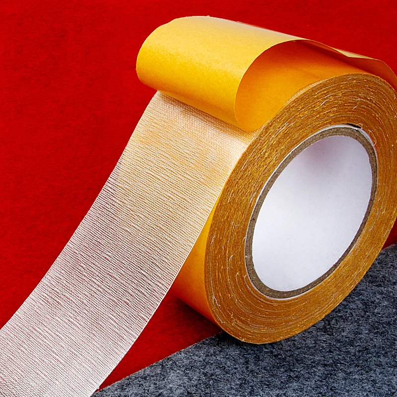 Двусторонняя тканевая основа мощная полупрозрачная сетчатая двусторонняя лента