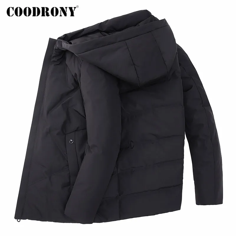 Бренд COODRONY куртка на утином пуху Мужская одежда новинка 2019 зимние толстые теплые