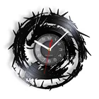 Настенные часы с виниловым рисунком китайского дракона для гостиной, домашний декор, бесшумные кварцевые часы, современный дизайн, музыкальный альбом, ремесла, диск