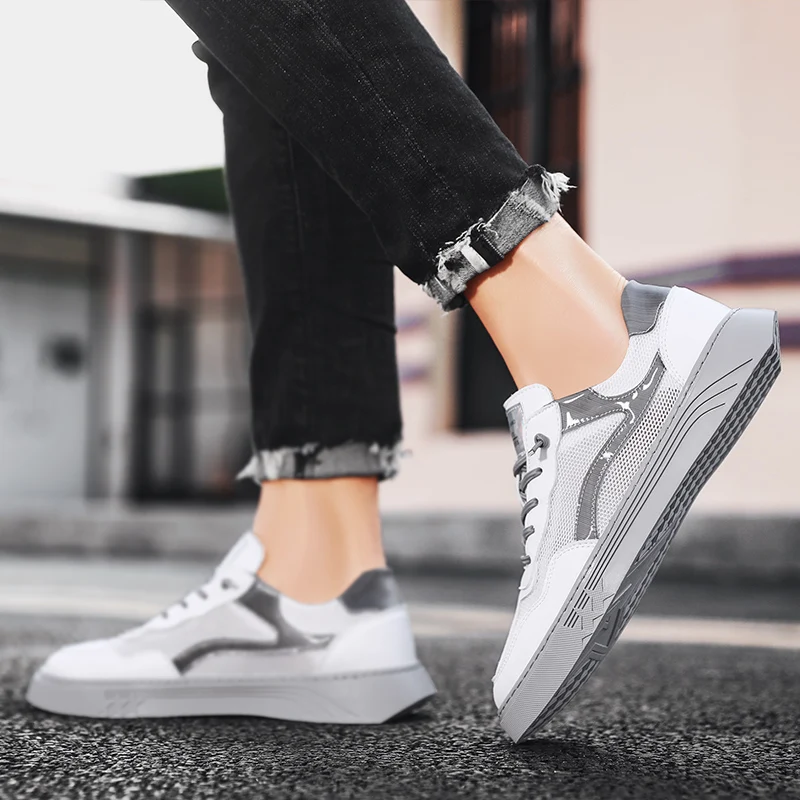 

Mens Fashion Casual Shoes Men Shoes Breathable Mesh Mens Casual Slip On Outdoor Leisure Size 11 Slip-on Comfortable New Plus