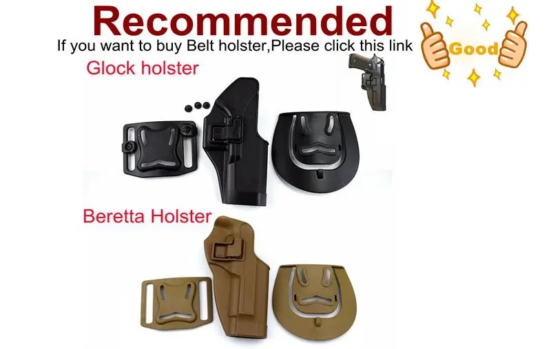 Тактическая кобура Glock 17 19 Beretta 92 ножная кобура военный пистолет кобура для ног левая рука принадлежности для пистолета Глок кобура для стрельбы из пистолета
