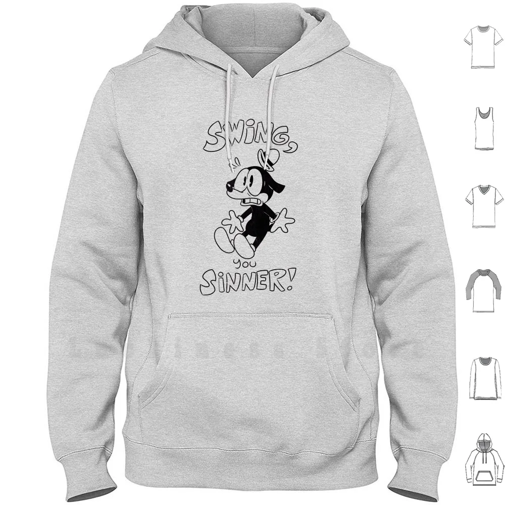 

Качайте грешники! Толстовки с длинным рукавом, флисовые студии, резиновый шланг, Мультяшные мультфильмы