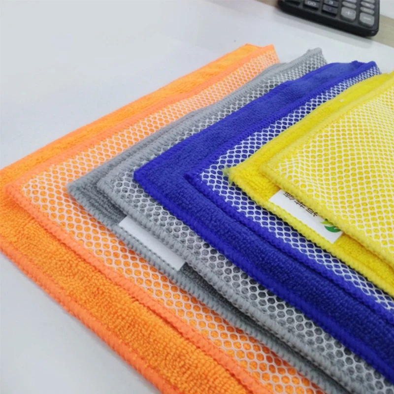 

Kitchen Anti-grease wiping rags efficient Super Absorbent Microfiber Cleaning Cloth home washing dish kitchen Cleaning towel