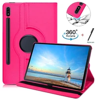 stand pu leather case for samsung galaxy 2020 tab s7 11 sm t870 t875 t876 360 degrees rotating with auto sleepwake coque pen
