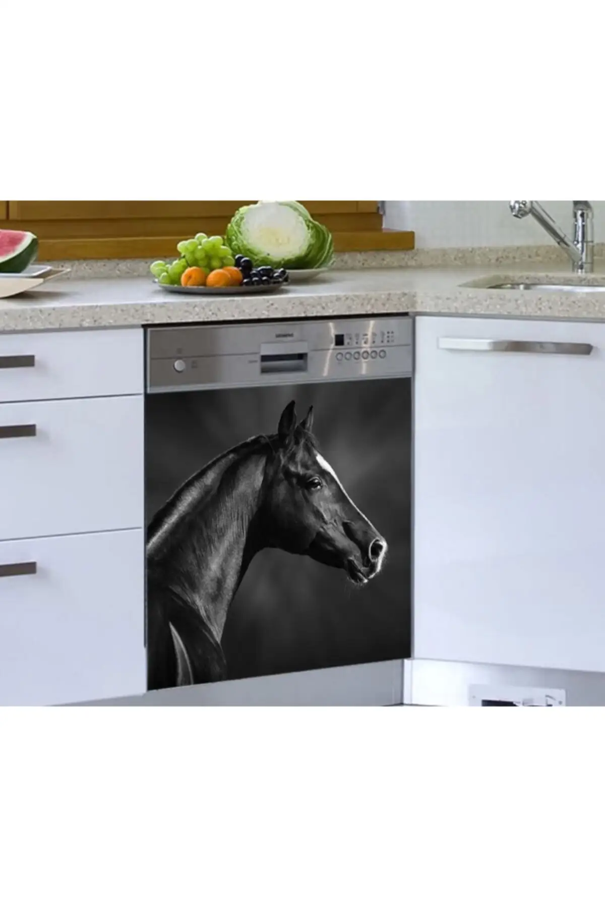 

Horse Dishwashing Machine Sticker