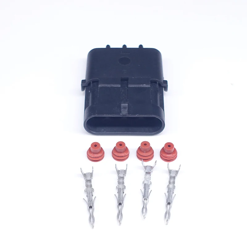 5 компл. 4 Pin 12010974 Женский Мужской погода Электрический провод 2 Delphi разъем