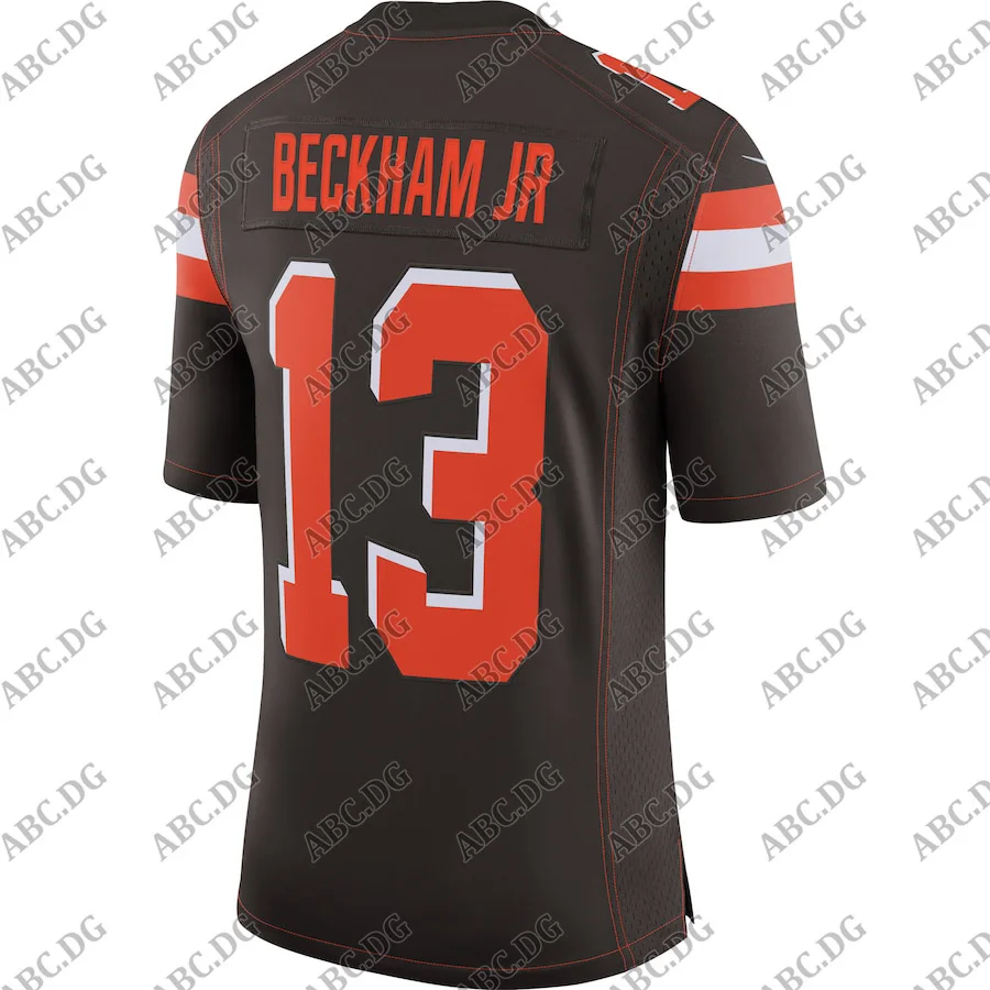 

Customized Stitch Men Women Kid Youth Cleveland Odell Beckham Jr Brown Vapor Limited Jersey 4XL 5XL 6XL