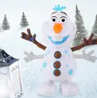 Disney Танцы Snowman музыка Олаф из мультфильма робот со светодиодным фонариком электрический фигурку модель детские игрушки аниматроники фигурка