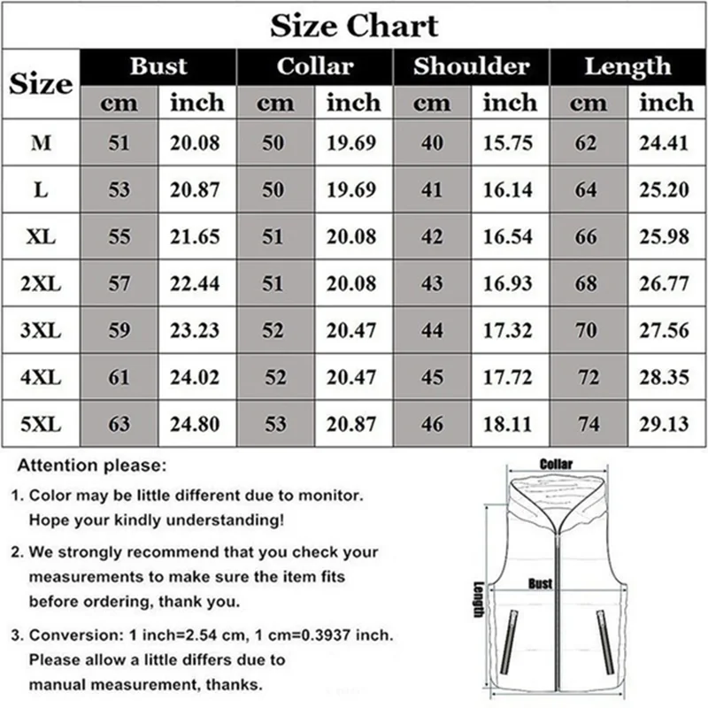 New Men's Fashion Down Vest Jackets Casual Printed Vest Sleeveless Outdoor Warm Waistcoat Down Jacket for Men