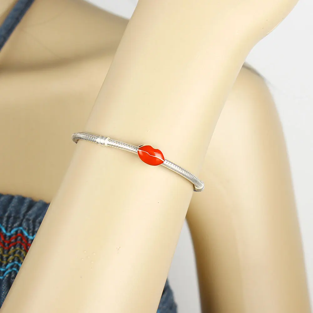 Бусина шарм сделай сам из серебра 2021 пробы с красной эмалью|charm beads|original pandoraoriginal