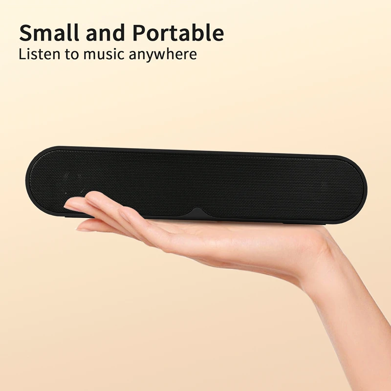 Portable Mini Wireless Bluetooth Speaker Audio Receiver Vibration Megaphone Better Bass Range Repair Fidget Doss Shower