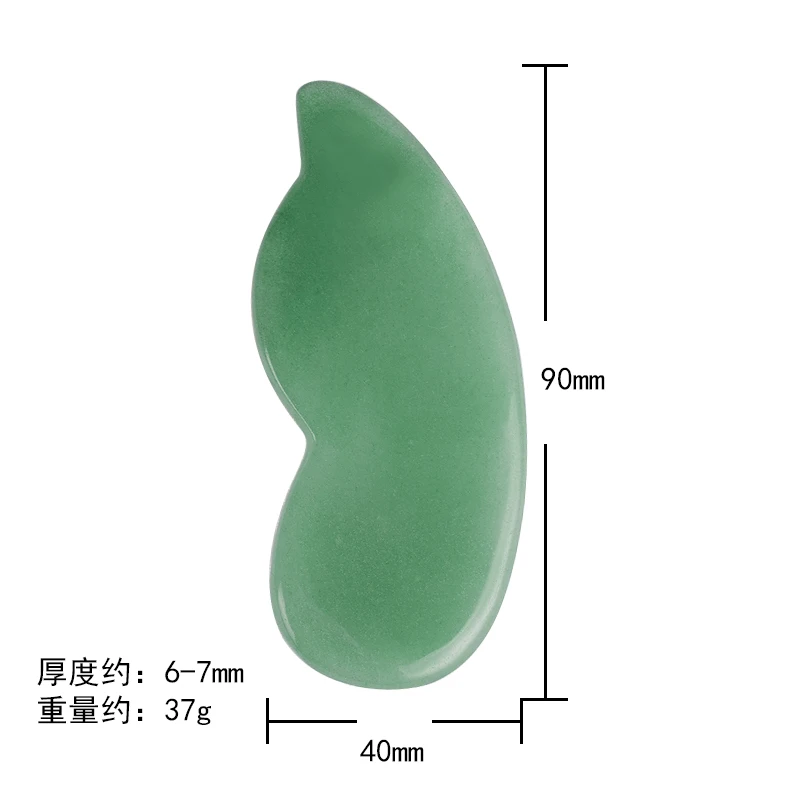 

1pcs Wings Rose Facial Massage Natural Jade Crystal Guasha Tools for Back Head Skin Health Acupuntura Massager Therapy Stone