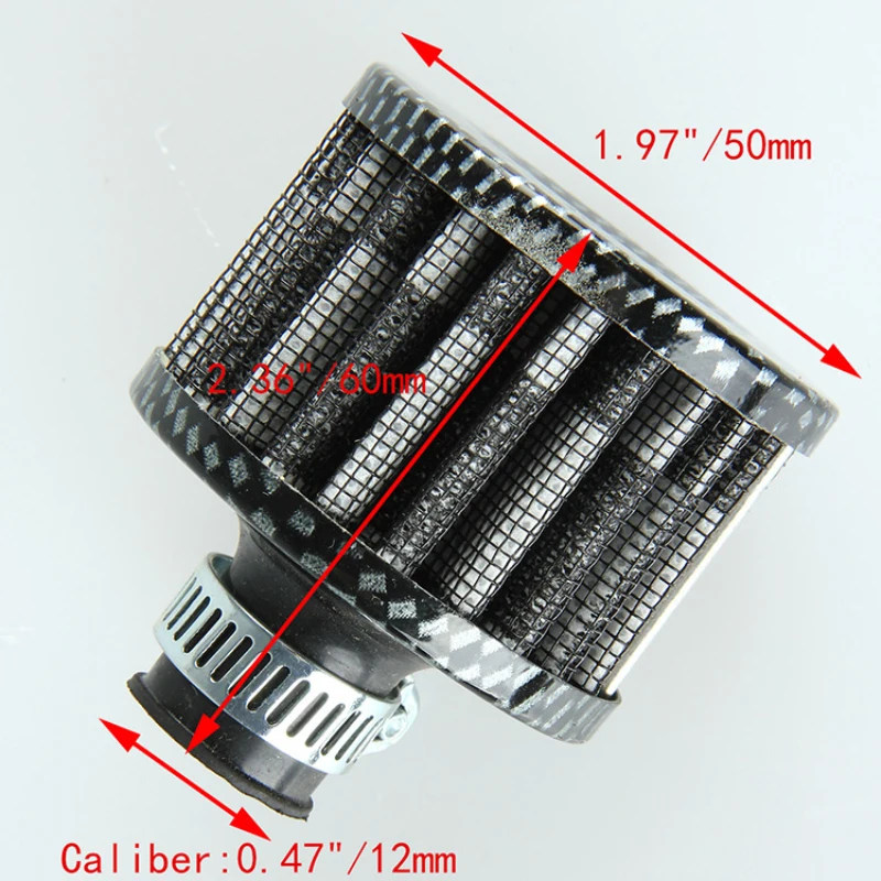 Алюминиевый Универсальный воздухозаборный фильтр для внедорожника повышенная