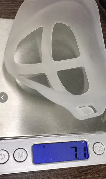 3D маска для рта поддержка дыхания вспомогательная внутренняя подушка кронштейн