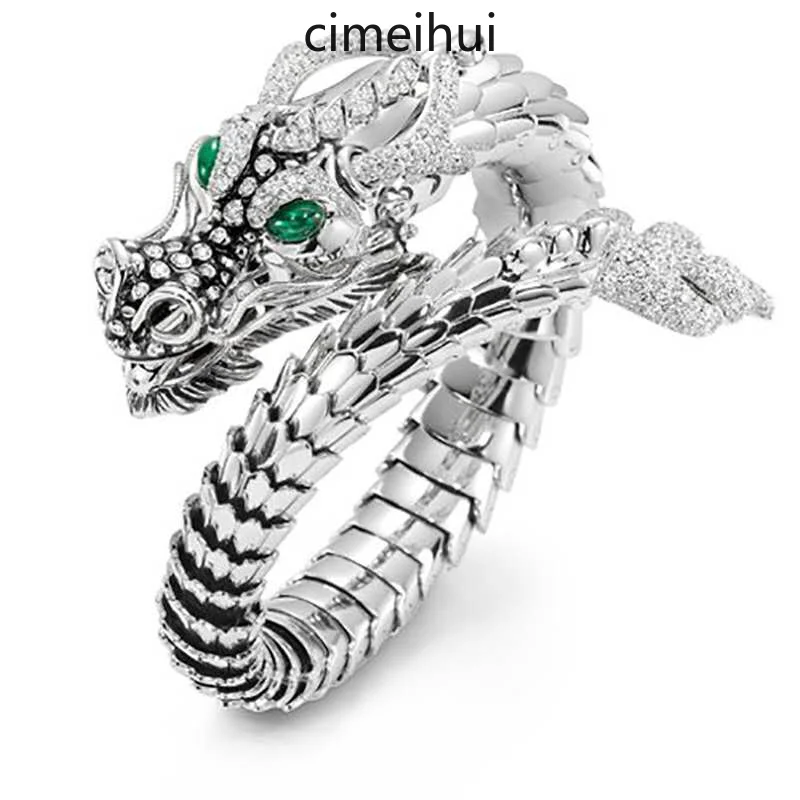 

Retro Punk Dragon Ring for Men Women Exaggerated Antique Siver Color Opening Adjustable Rings Anillo Hombre Bijoux Dropship
