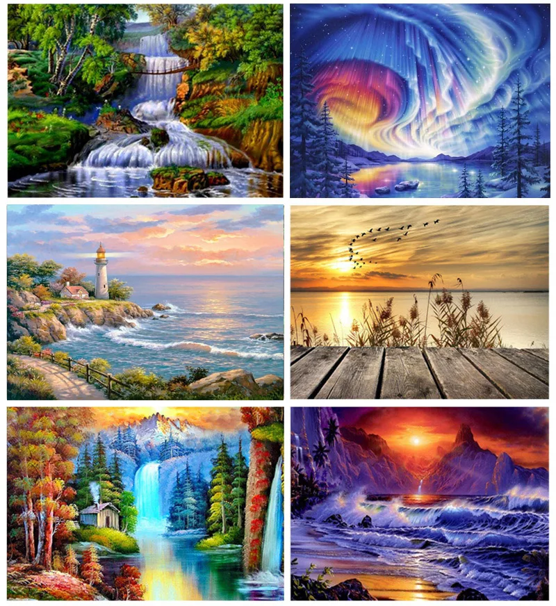 DIY 5D алмазная Картина Пейзаж Город крестиком ночной мост Алмазная вышивка набор