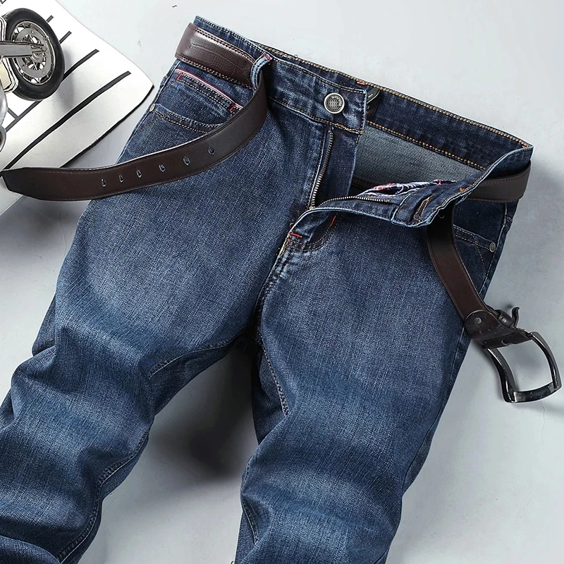 

2021 Spring and Autumn Men's A variety of styles Classic Jeans Elastic Men's Stretch-fit Jeans Business Casual Classic Style