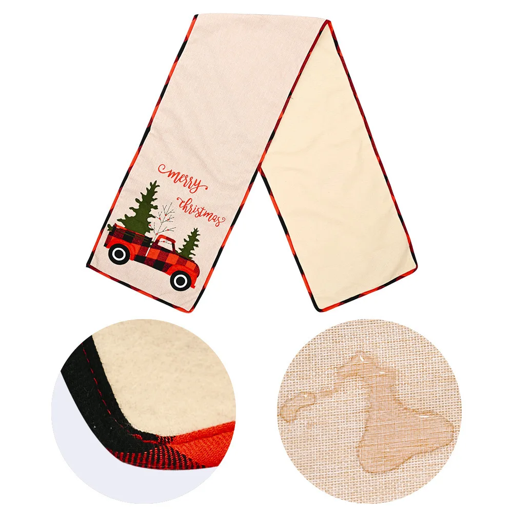 

2020 new style car christmas tree tablecloth for festive atmosphere decoration Christmas decoration