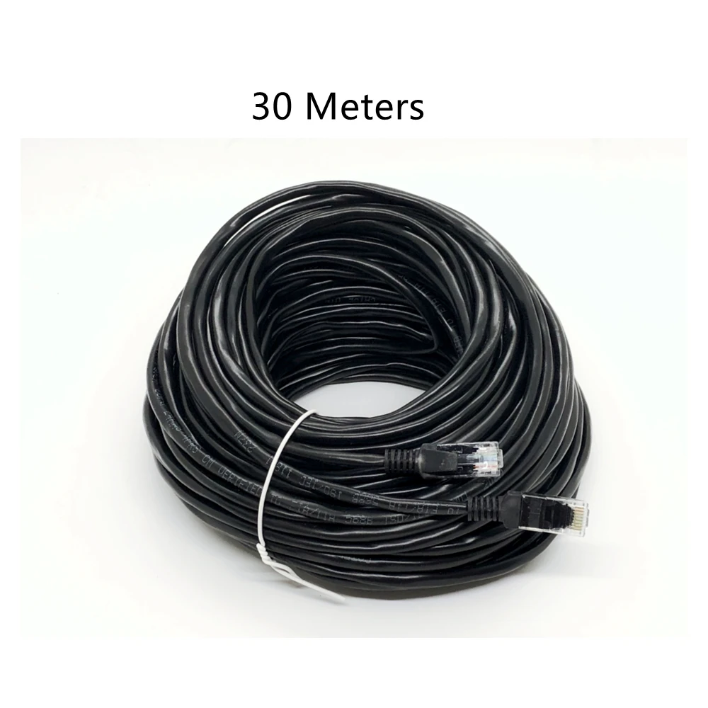 Патч-корд Cat5E Ethernet-кабель UTP высокоскоростной Черный RJ45 сетевой маршрутизатор