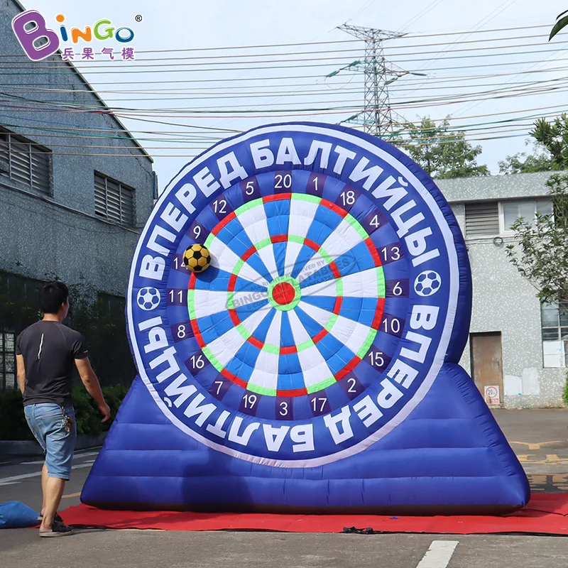 Customized 3x3 meters inflatable dart board for football game / blue shooting outdoor - toys | Игрушки и хобби