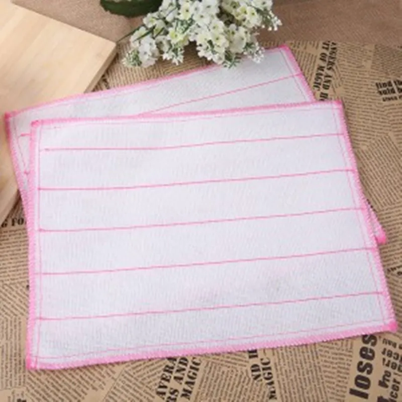 Тряпка для мытья посуды эффективная тряпка из бамбукового волокна уборки дома