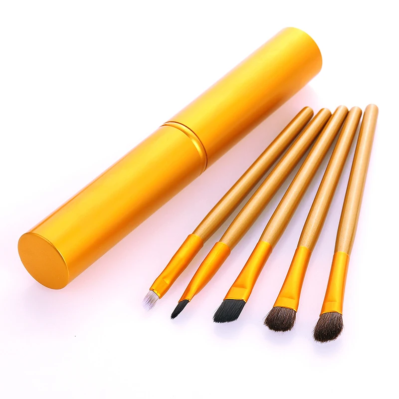 5pcs Travel Portable Mini Eye Makeup Brushes Set Reals Eyeshadow Eyeliner Eyebrow Brush Lip Make Up kit Professional |