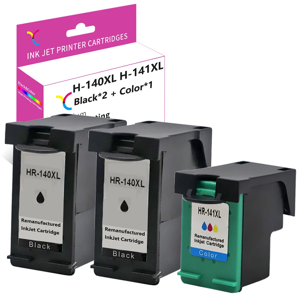 

Восстановленный картридж YC CB336HE CB338HE 140XL 141XL для PhotoSmart D5360 C4473 C4483 C5280 C5283 D5363 J5780 J5783 D4363