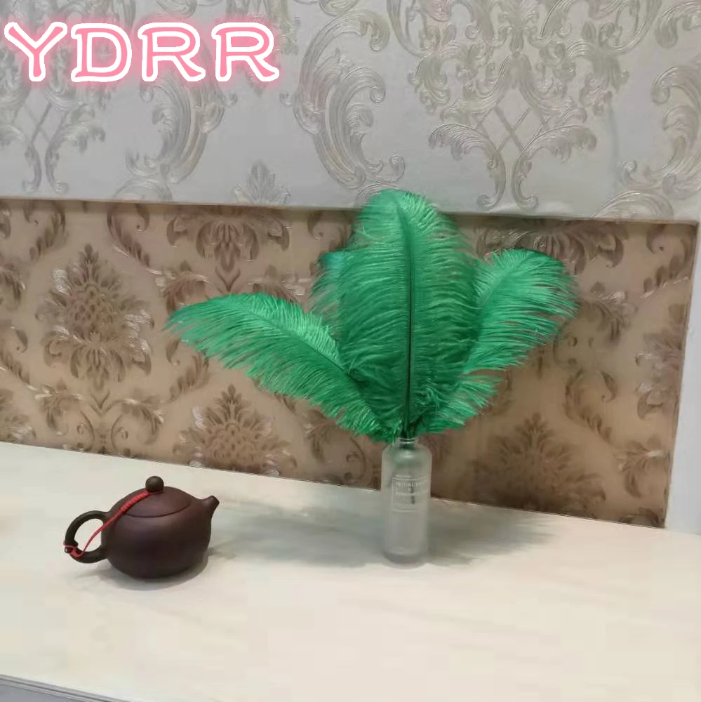 Оптовая цена 15 20 см синтетические страусиные перья отбеленные белые свадебные