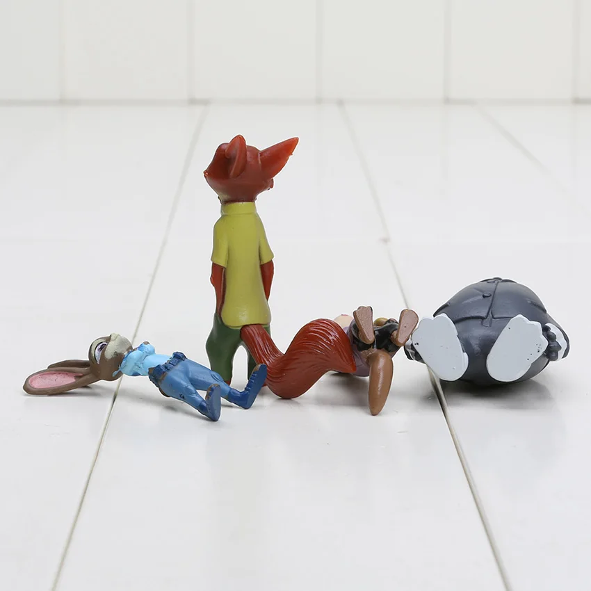 12 шт. Набор фигурок фильма Лис Ник кролик Judy Flash вспышка ПВХ фигурка ленивморе Мультяшные персонажи