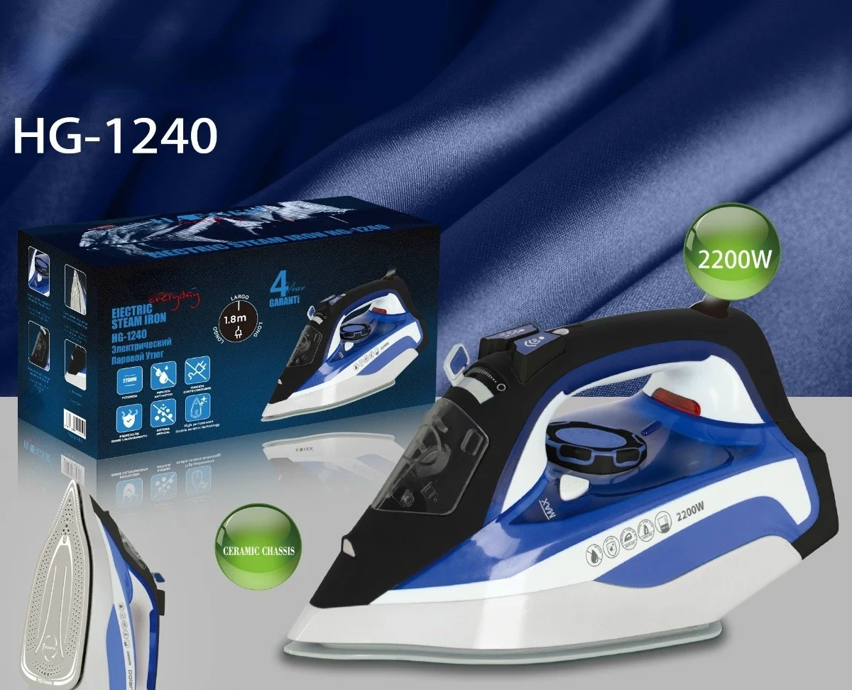 

English European plug-in household ceramic steam electric iron household hotel supplies electric iron