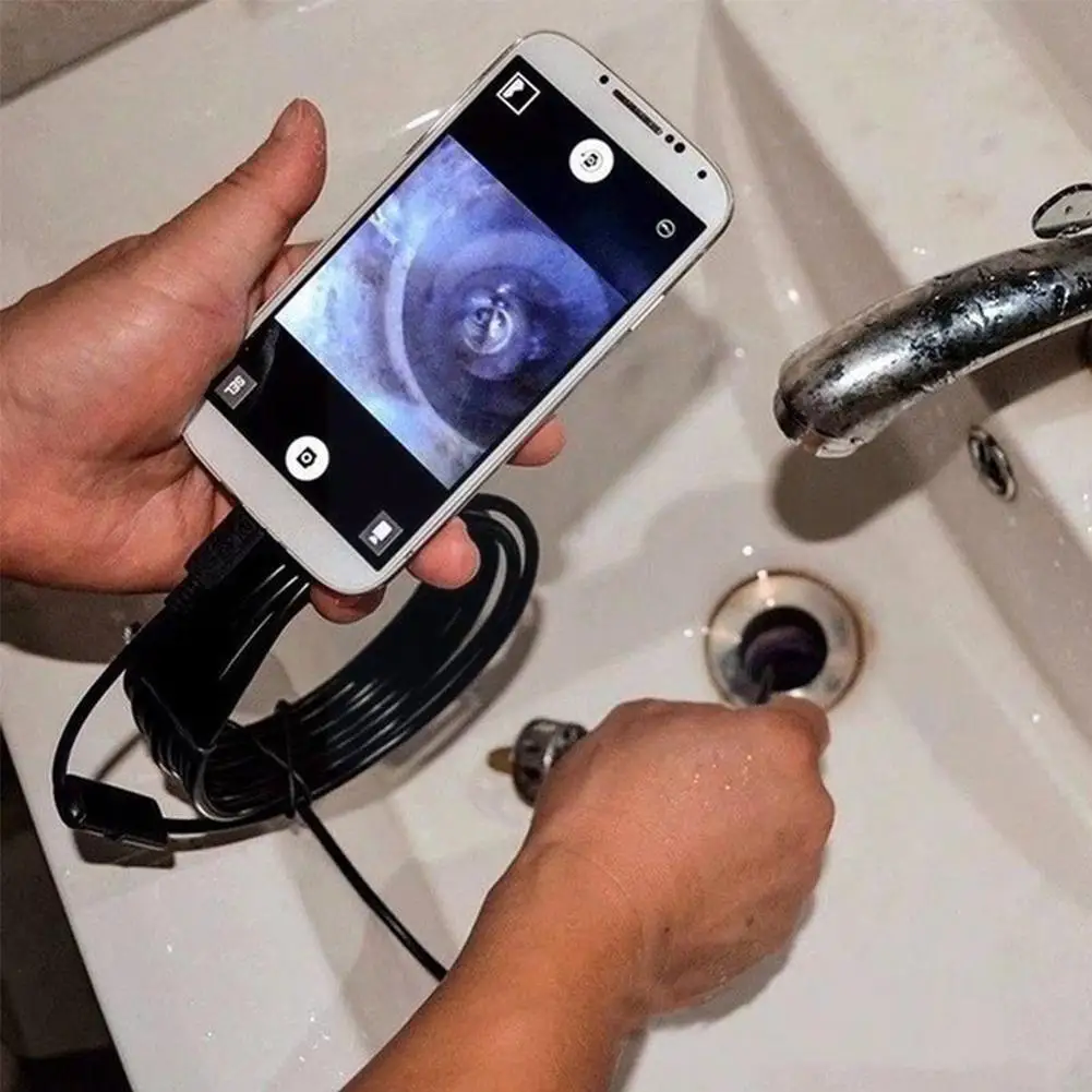 

1m 2m 3.5m Type-c Android Mirco USB Endoscope Camera Waterproof HD Camera 6 Line IP67 Endoscope Micro Tube LED Soft D6E2