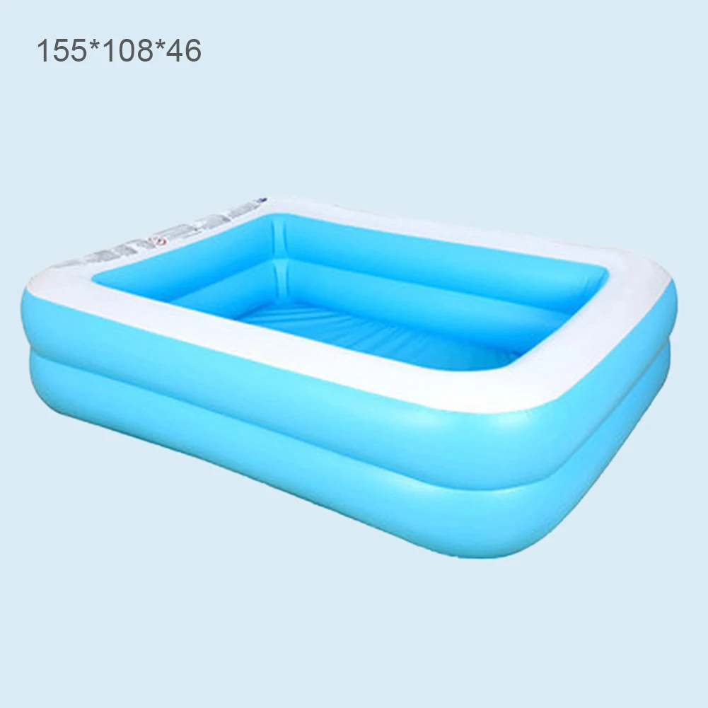 

Economical Baby Kid Inflatable Swimming Pool Paddling Pool Large Size Thickened Square Swimming Pool ds99