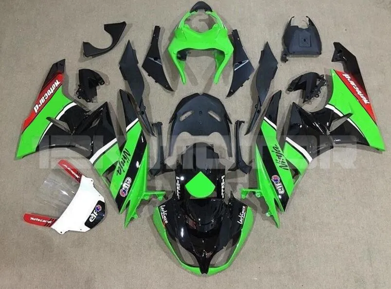 

New ABS Whole Fairings Kit Fit for kawasaki Ninja ZX6R 636 2009 2010 2011 2012 6R 09 10 11 12 ZX-6R Bodywork set Red green