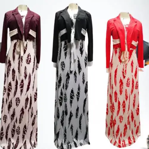 

2021 Осень сексуальный Африканский женский костюм с длинным рукавом с принтом длинное платье и пальто африканская одежда для женщин африканс...