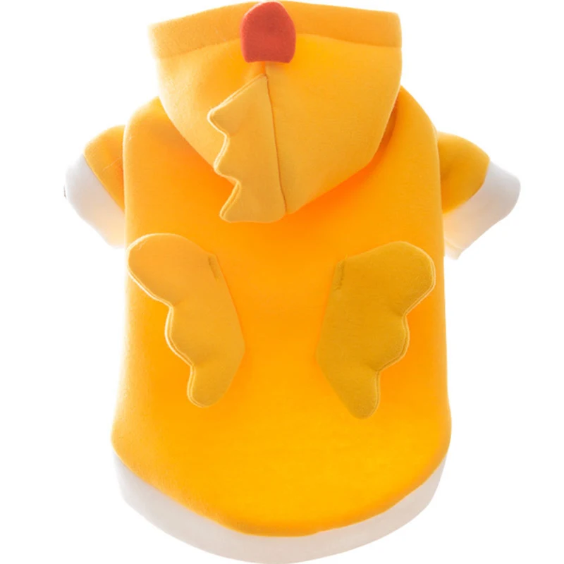 Новая одежда для собак стильный свитер маленьких и средних куртка с капюшоном на