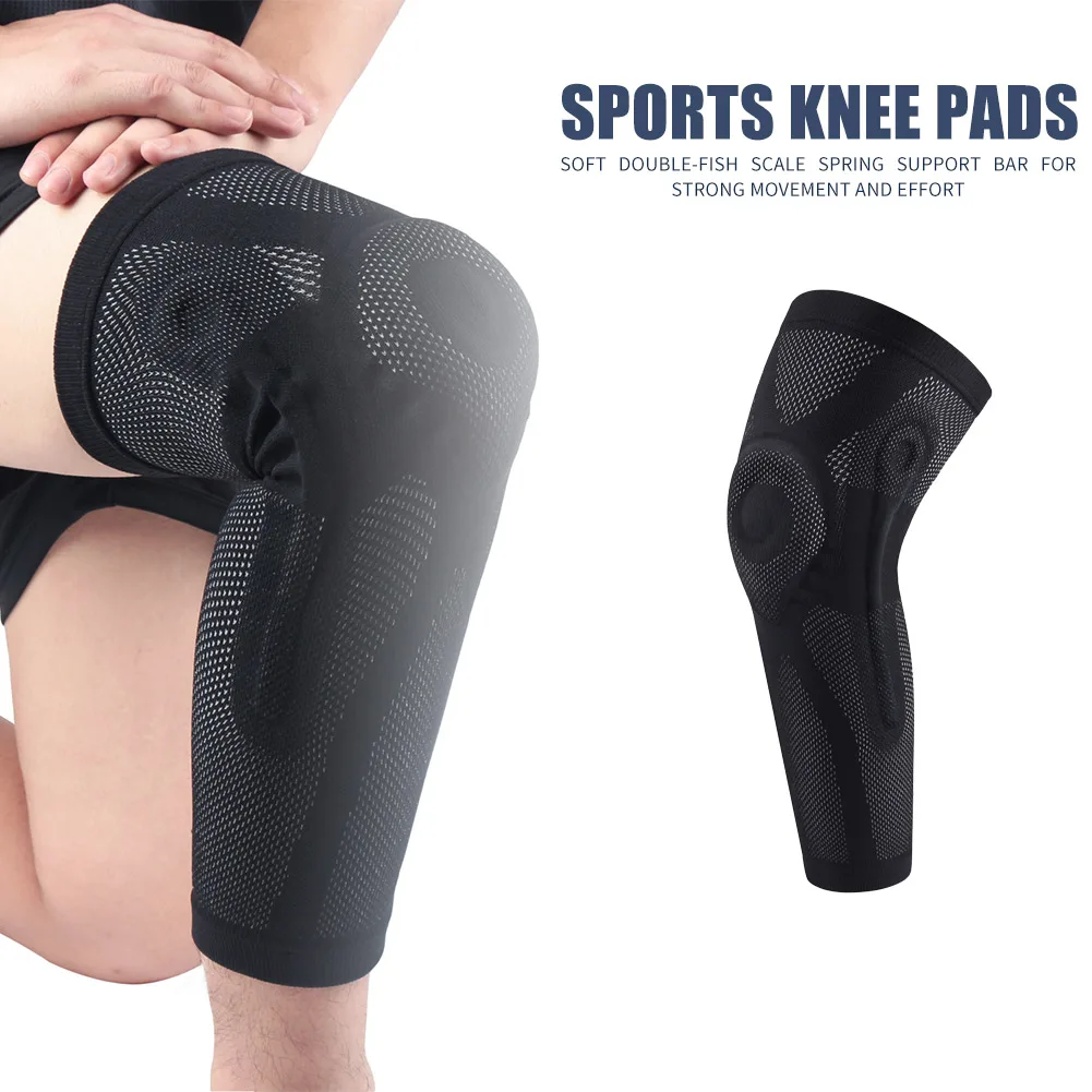 

Unisex Silicone Padded Kneepads Breathable Basketball Football Patella Protector Working-out Comfortable Decoration