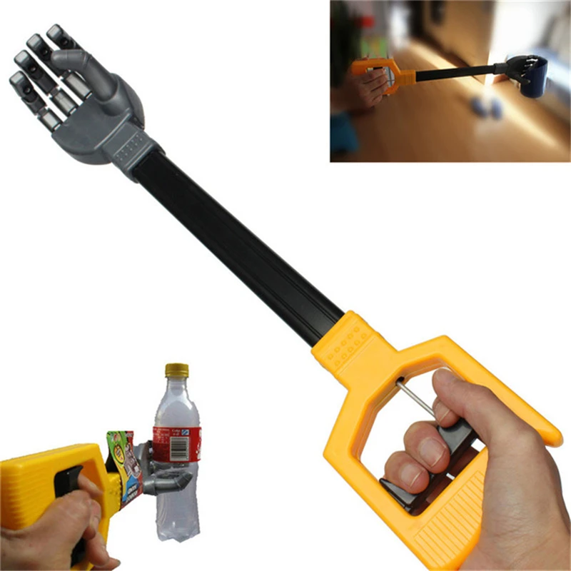 

55CM Robot Telescopic Claw Hand Grabber Stick Kid Boy Toys Hand Wrist Strengthen DIY Robot Grab Plastic Baby Action Toy Parts