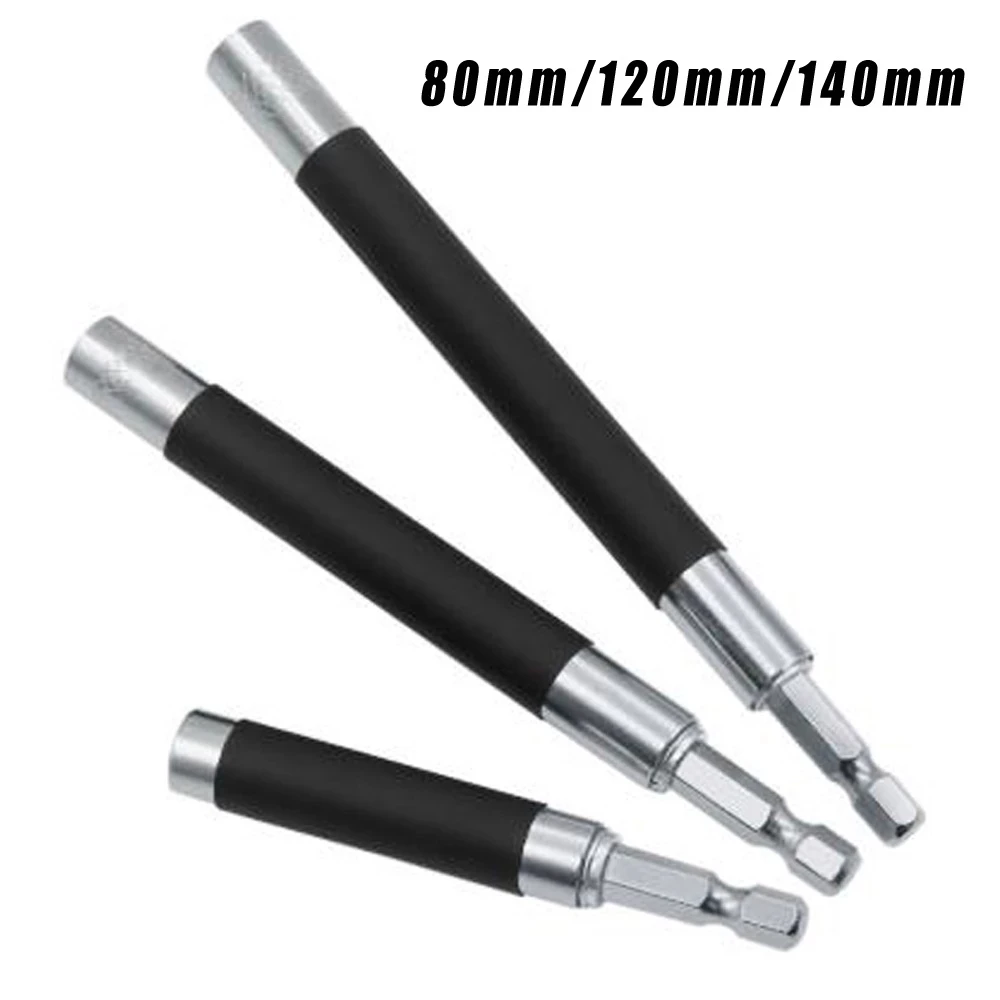 

1pc 80mm 1/4" Hex Shank Bit Holder Extension Quick Change Screwdriver Connection Rod Adapter Sleeve