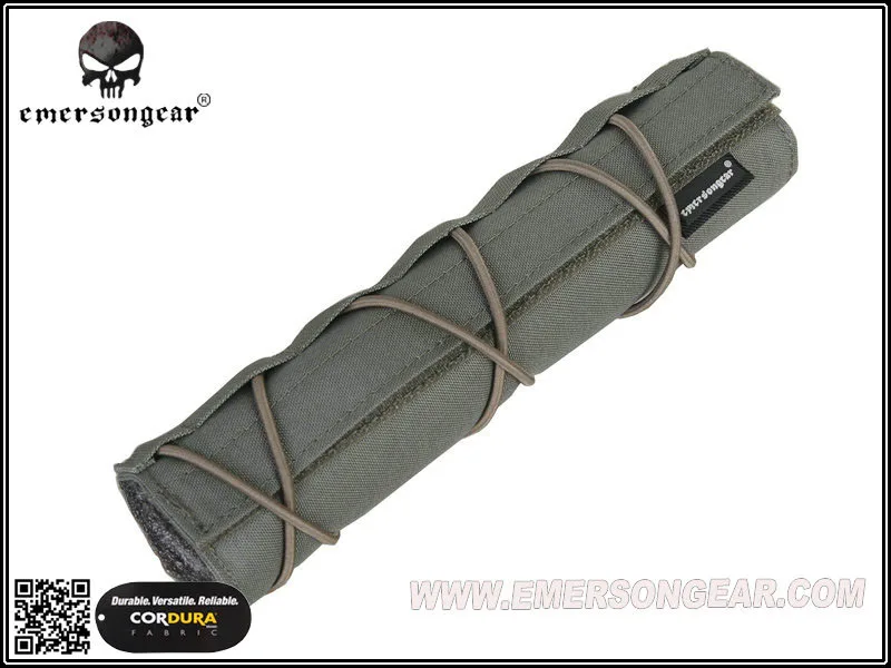 FG Emerson gear Emerson 22 см подавитель глушителя Mirage Cover Shield Sleeve глушитель чехол для страйкбола - Цвет: FG